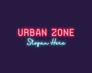 Neon Club Bar logo design