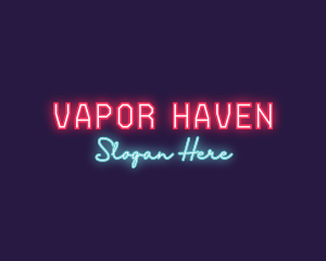 Neon Club Bar logo design