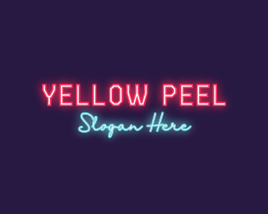 Neon Club Bar logo design