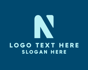 Business Firm Letter N  logo design