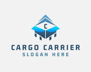 Cargo Box Logistics Mover logo design