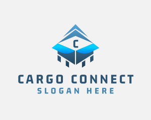 Cargo Box Logistics Mover logo design