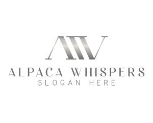 Luxury Hotel Letter AW logo design