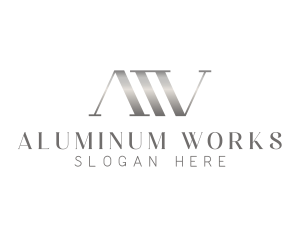 Luxury Hotel Letter AW logo design