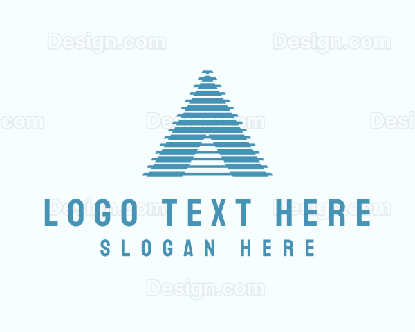 Geometric Marketing Letter A Logo