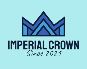 Modern Geometric Crown  logo