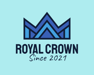 Modern Geometric Crown  logo