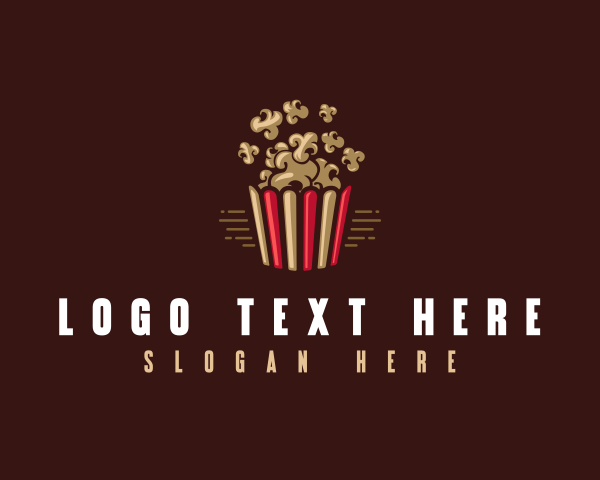 Popcorn logo example 3