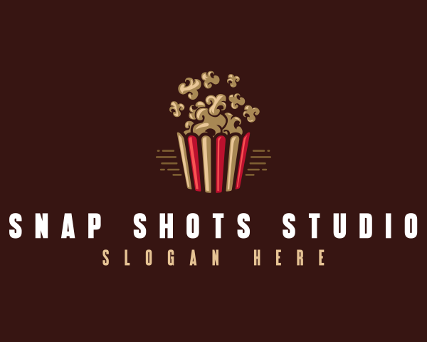 Popcorn logo example 3