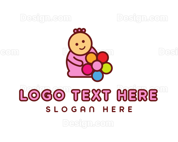 Kids Birthday Party Logo