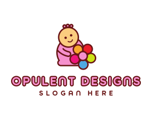 Kids Birthday Party logo design