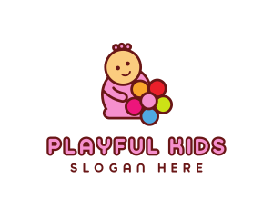 Kids Birthday Party logo design