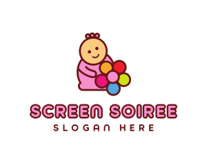 Kids Birthday Party logo design