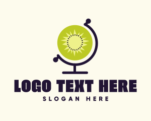 Kiwi Fruit Globe  logo