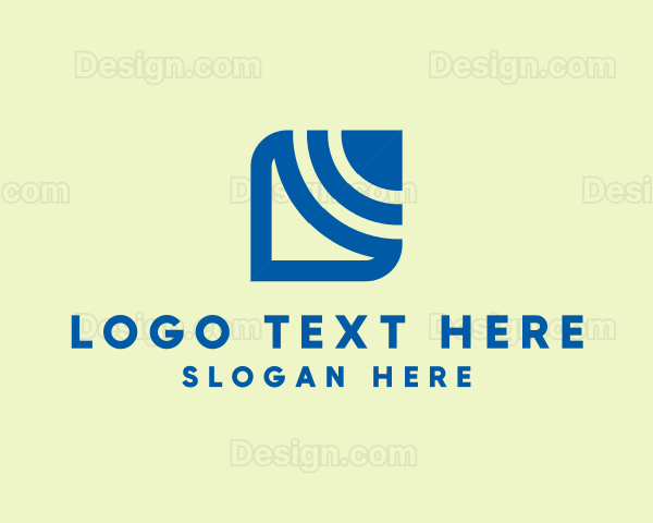 Modern Leaf Signal Logo