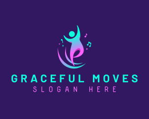 Dance Fitness Studio logo design