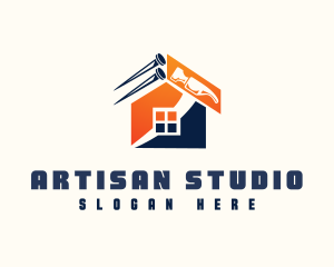 Construction Repair Workshop logo design