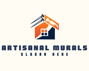 Construction Repair Workshop logo design