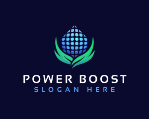 Power Saving Solar Panel logo