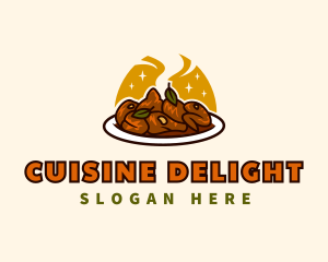 Filipino Cuisine Adobo logo design