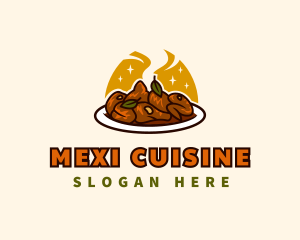 Filipino Cuisine Adobo logo design