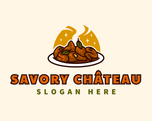 Filipino Cuisine Adobo logo design