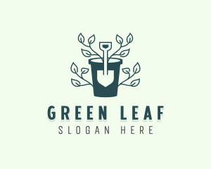 Trowel Plant Landscaping logo design