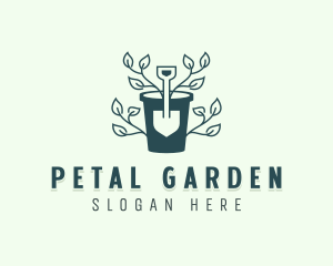 Trowel Plant Landscaping logo design