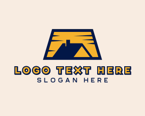 Construction Roofing Contractor logo