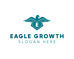 Eagle Wings Crest logo design