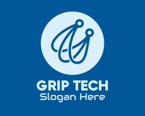 Blue Circuit Tech Company logo design