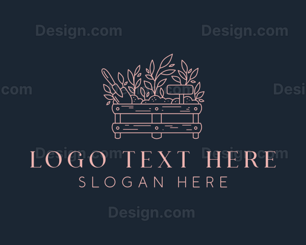 Landscaping Plant Gardening Logo