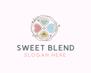 Sweet Heart Cookies logo design