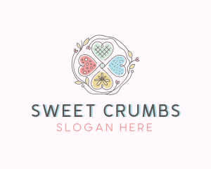 Sweet Heart Cookies logo design