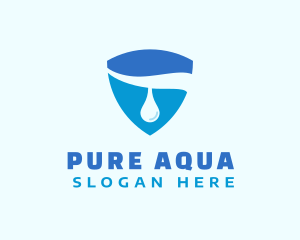 Water Shield Sanitizer logo design