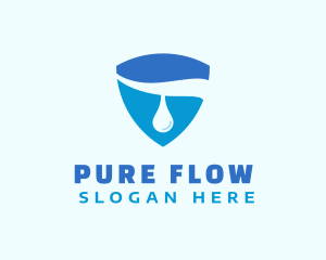 Water Shield Sanitizer logo design