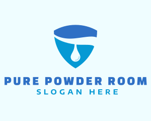 Water Shield Sanitizer logo design