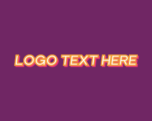 Font - Fun Colorful Business logo design
