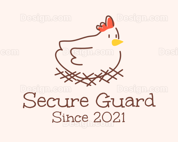 Chicken Hen Poultry Logo