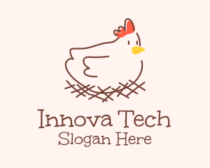 Chicken Hen Poultry  Logo
