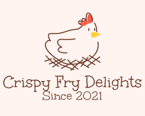 Chicken Hen Poultry  logo design