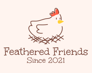 Chicken Hen Poultry  logo