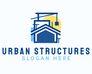 Construction Urban House logo design