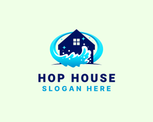 Residential House Cleaning  logo design