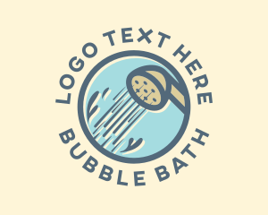 Water Shower Bath logo design