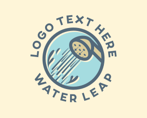 Water Shower Bath logo design