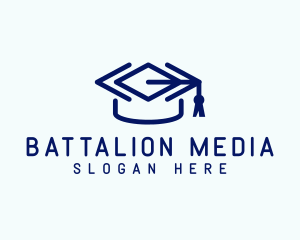 Media Play Graduation logo design