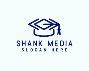 Media Play Graduation logo design