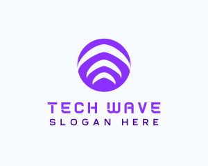 Digital Tech Waves logo design