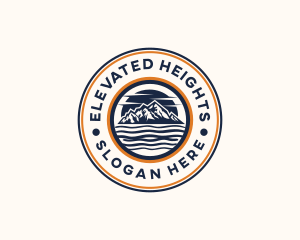 Mountain Waves Resort logo design